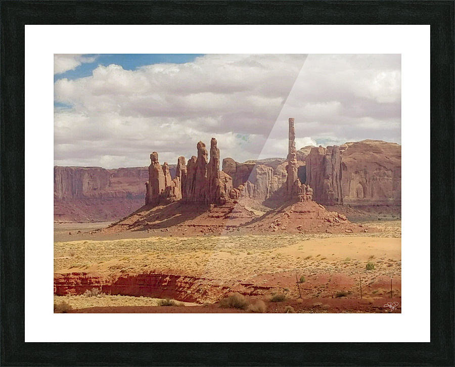 Monument Valley Pipes Picture Frame print