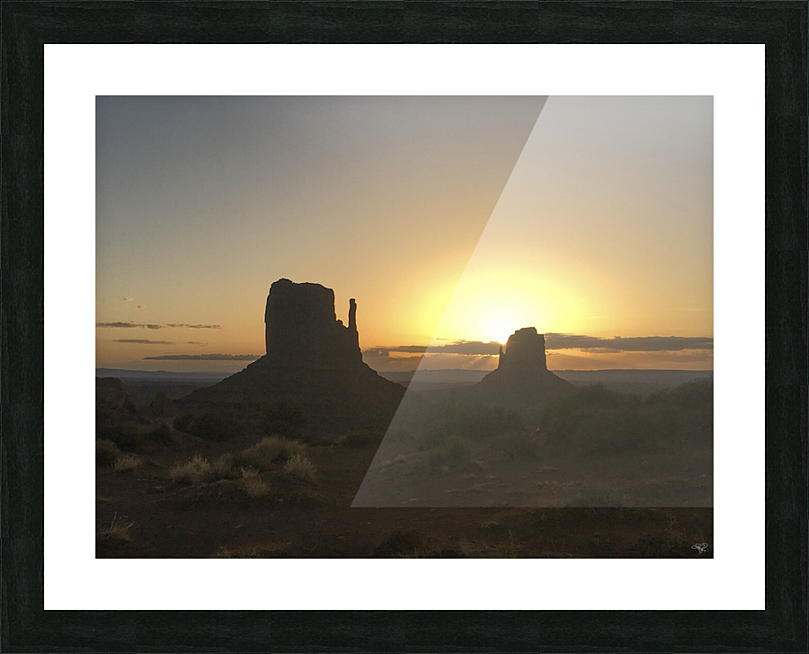 Mittens at Sunset Picture Frame print