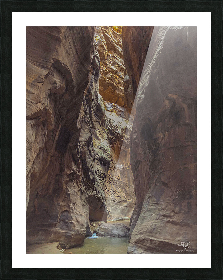Zion Narrows Picture Frame print