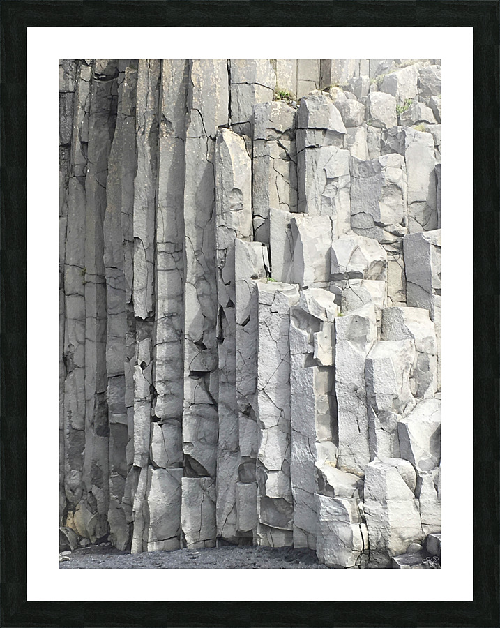 Basalt Columns  Vik  Iceland Picture Frame print