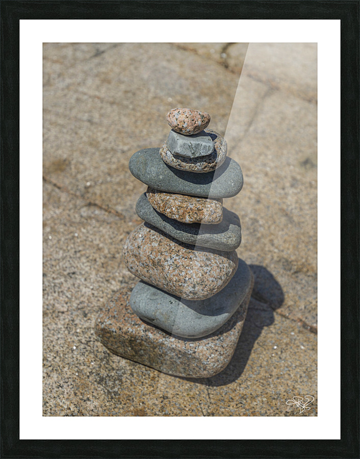 Acadia Zen Picture Frame print