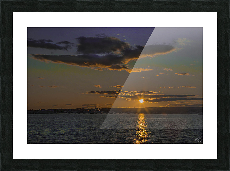 Glorious Maine Sunset Picture Frame print