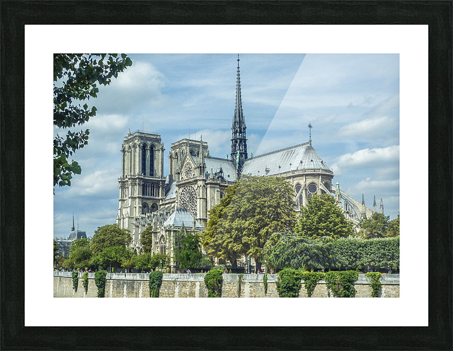 Notre Dame Picture Frame print