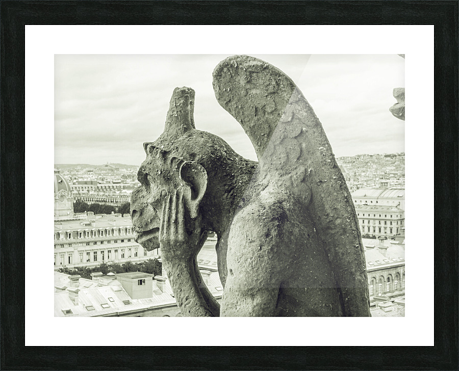 Contemplating V Picture Frame print