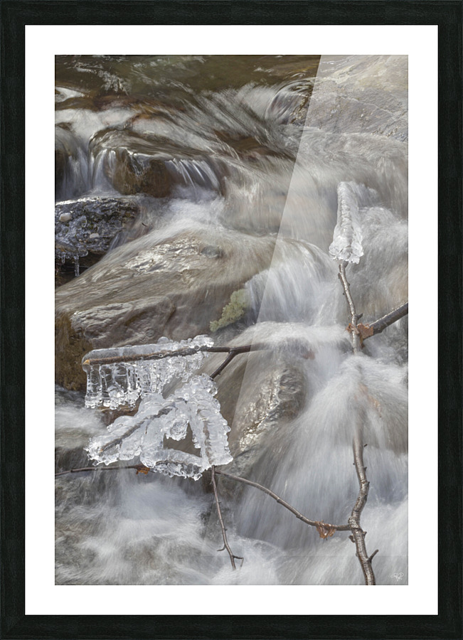 Winter Popsicle Picture Frame print