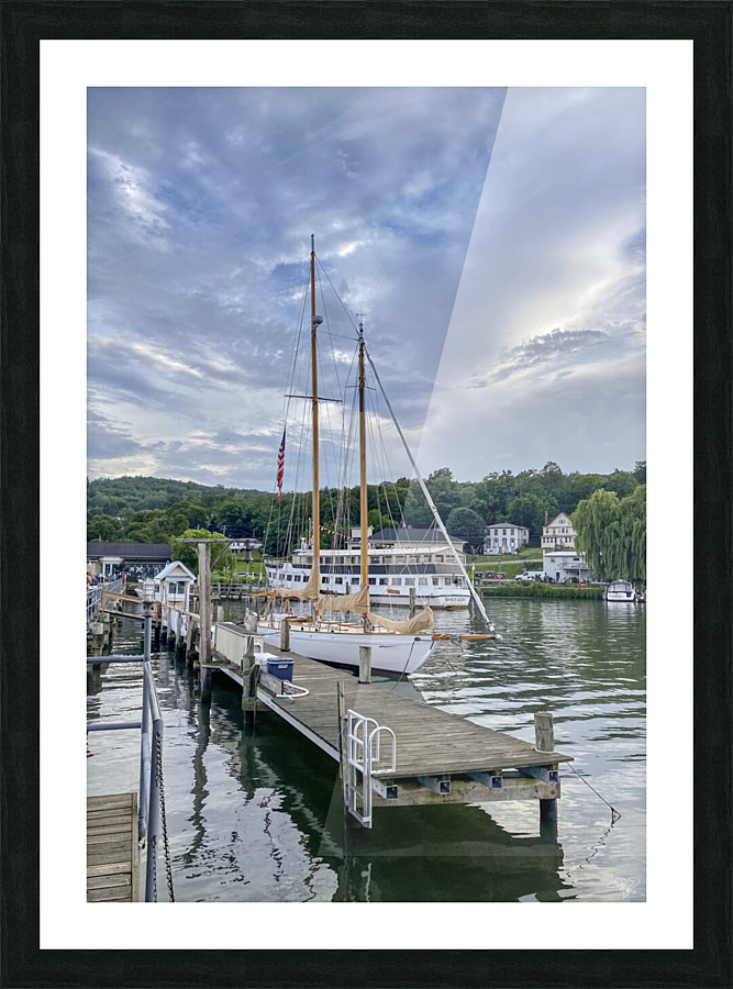 Seneca Lake Sails Picture Frame print
