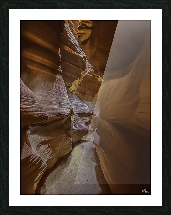 Upper Antelope Canyon Pathway Picture Frame print