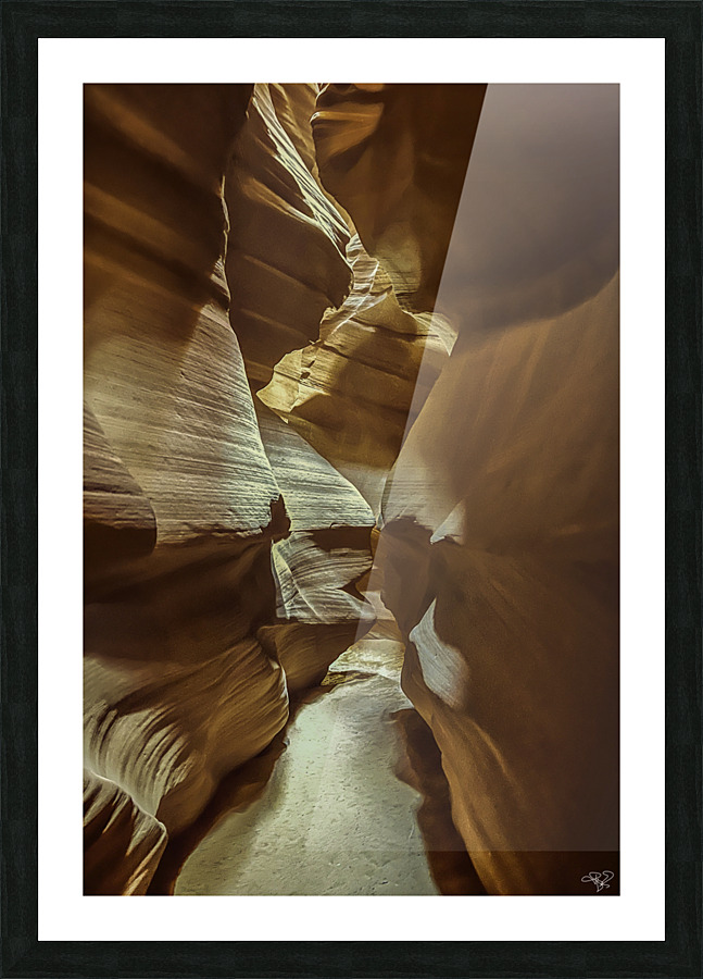 Upper Antelope Canyon Path Picture Frame print