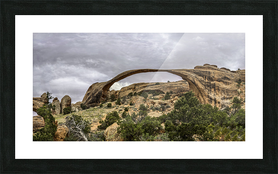 Landscape Arch Evening Picture Frame print