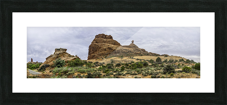Arches Balancing Pear Picture Frame print