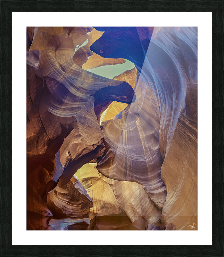Antelope Colorfalls Picture Frame print