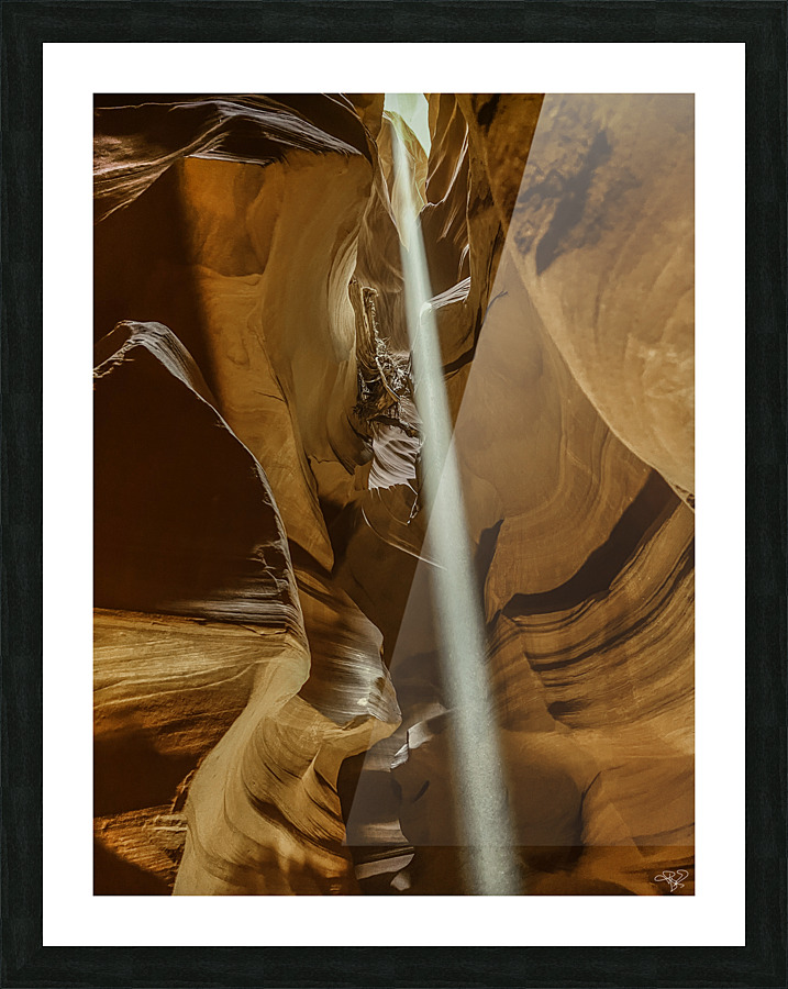 Antelope Beams Picture Frame print