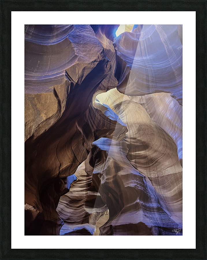 Antelope Cavern Panorama Picture Frame print