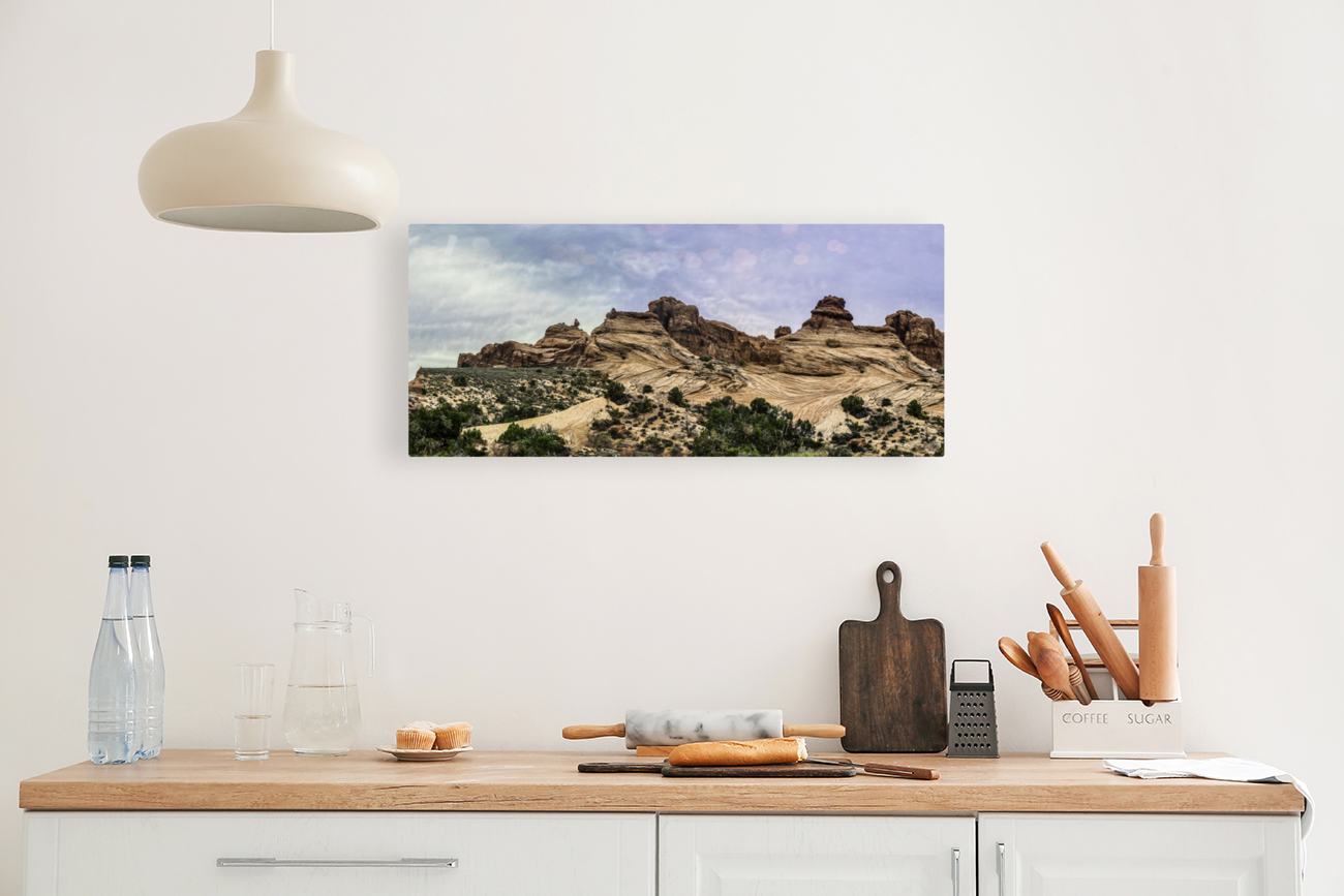 Wind Swept Range Panorama Reproduction