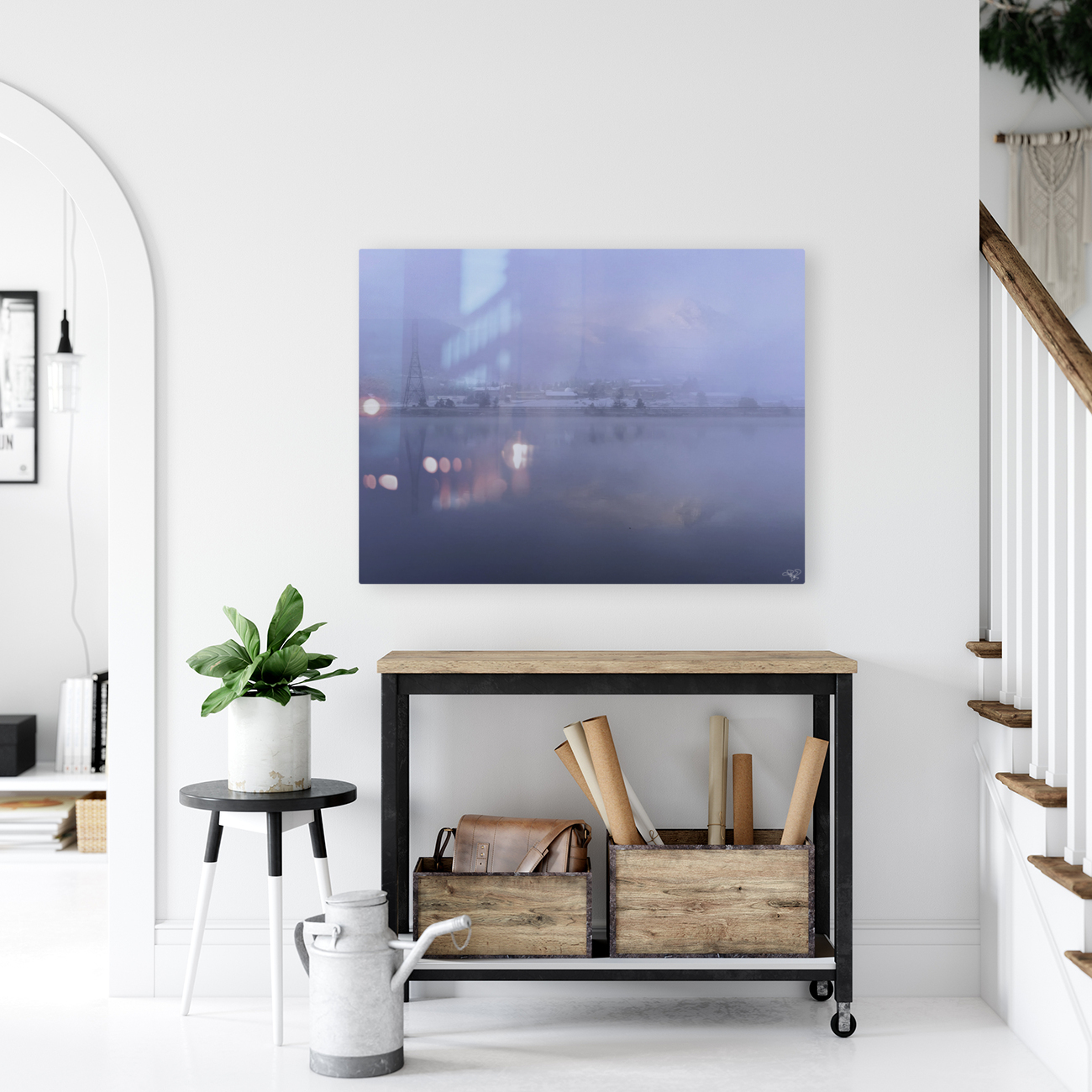 Misty Blues Reproduction