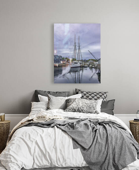 The Harbor in Camden  Maine by THOMAS PATRICK KENNEDY