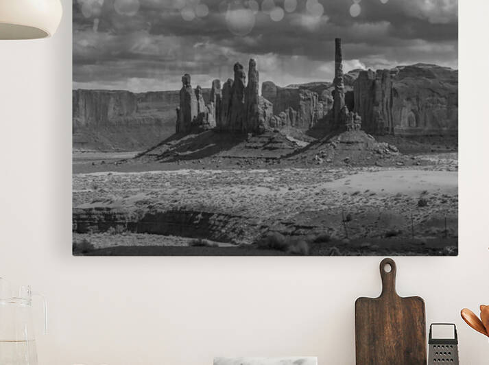 Monument Valley Pipes BW by THOMAS PATRICK KENNEDY