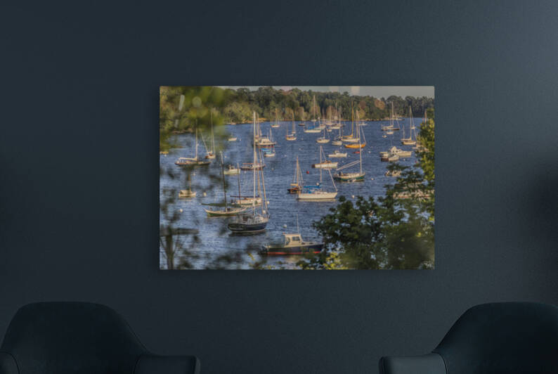 Boats in the Bay by THOMAS PATRICK KENNEDY