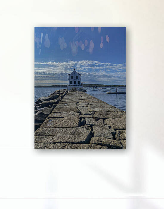The Breakwater Rockland Maine by THOMAS PATRICK KENNEDY