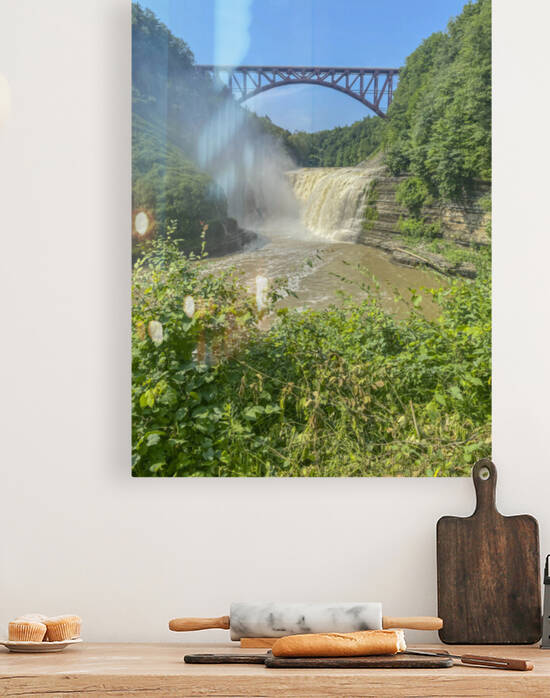 Letchworth State Park Upper Falls by THOMAS PATRICK KENNEDY