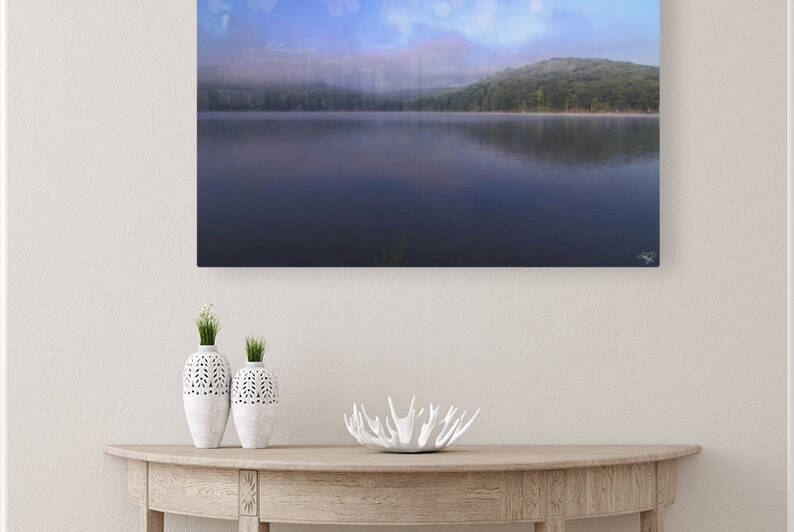 Silvermine Lake Reflections  Seven Lakes Drive  Harriman  NY by THOMAS PATRICK KENNEDY