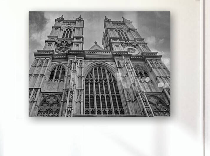 Westminster Abbey  London BW by THOMAS PATRICK KENNEDY