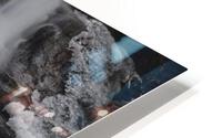 Winter Waterfall HD Metal print
