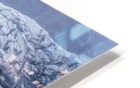 Traversing a Glacier HD Metal print
