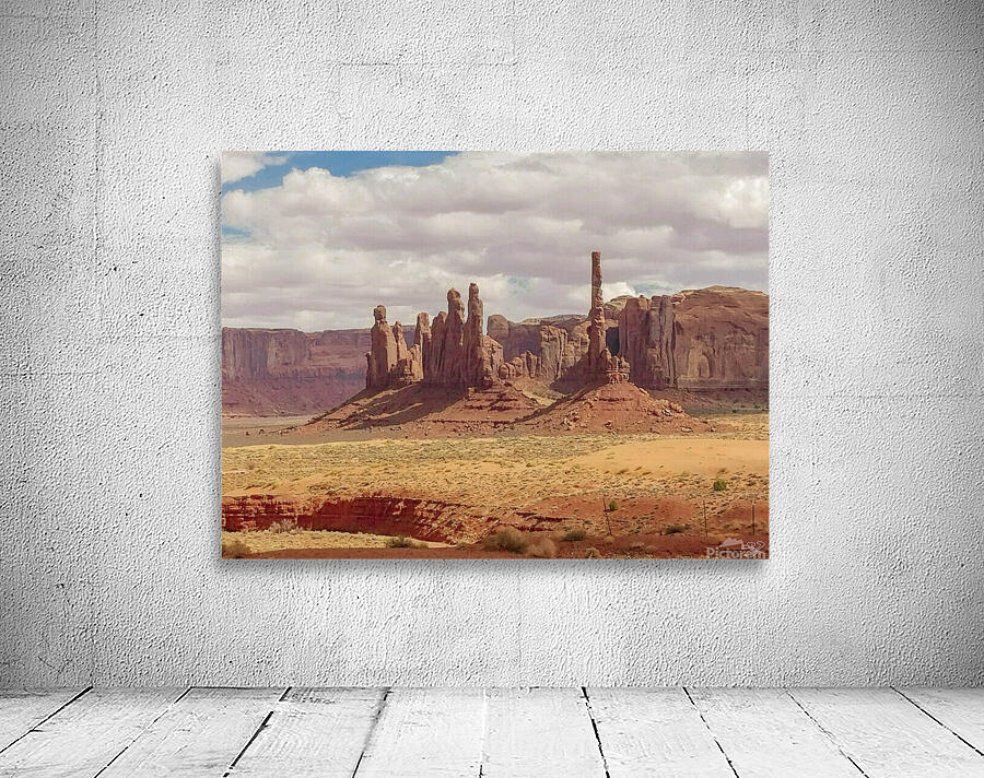 Monument Valley Pipes Wall Preview