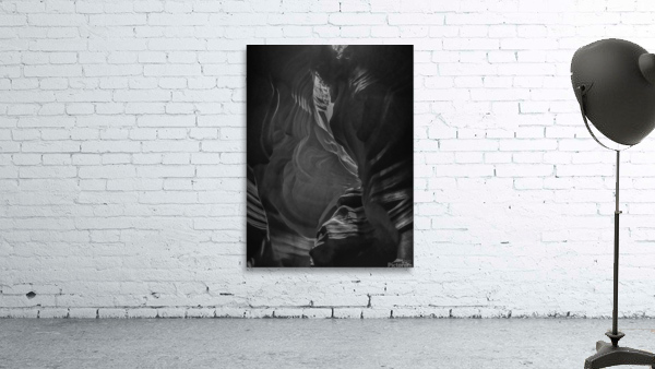 Swirling Shadows BW Wall Preview