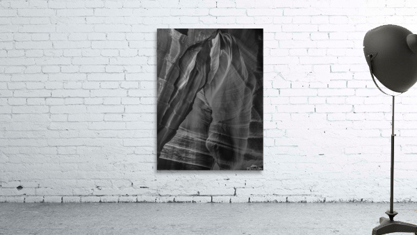 Flowing Stone BW Wall Preview