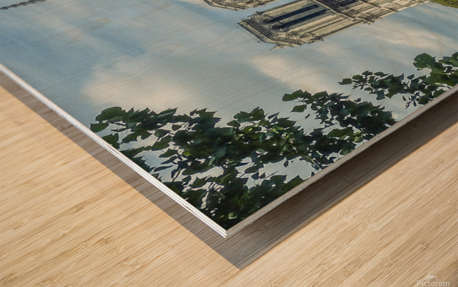 Notre Dame Wood print