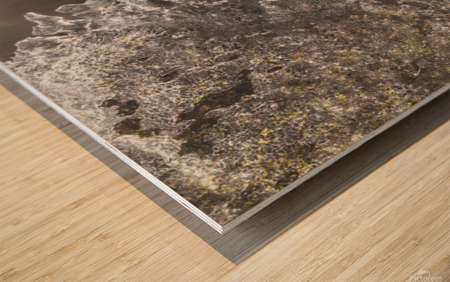 Ice Flow Wood print
