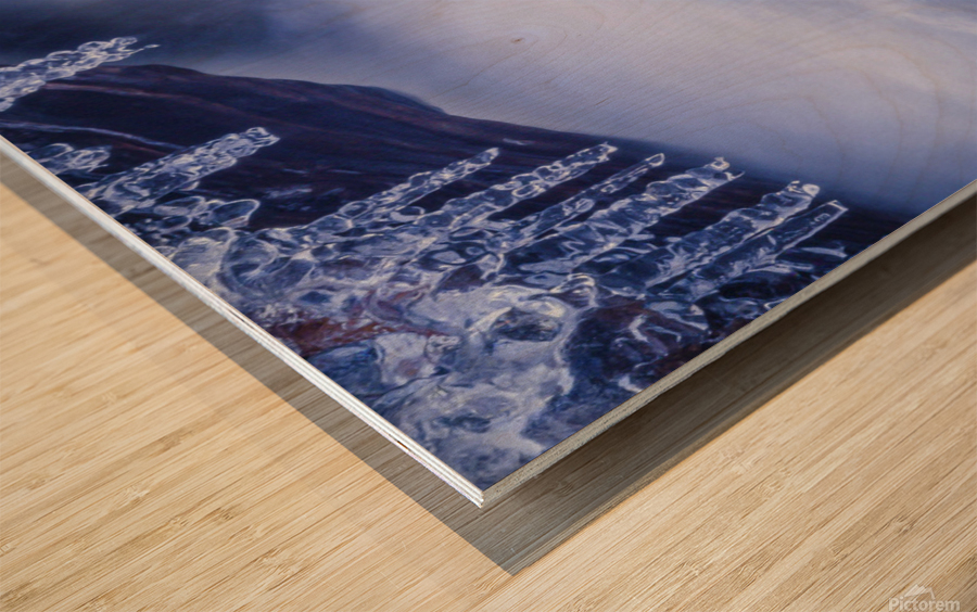 Ice Dreams Wood print