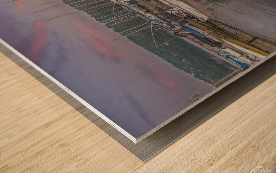 Seneca Harbor Wood print
