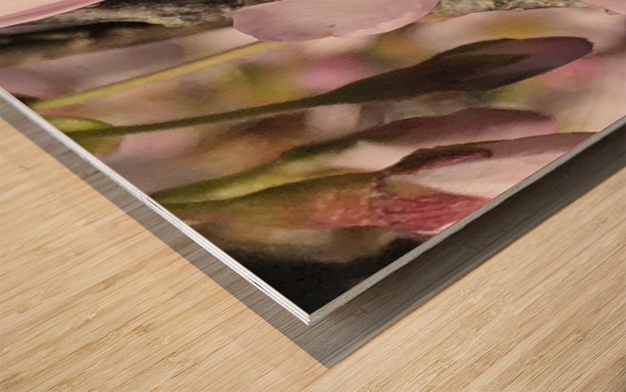 Spring Blossom Boom Wood print