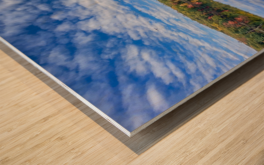 The Clouds Have Spoken Wood print
