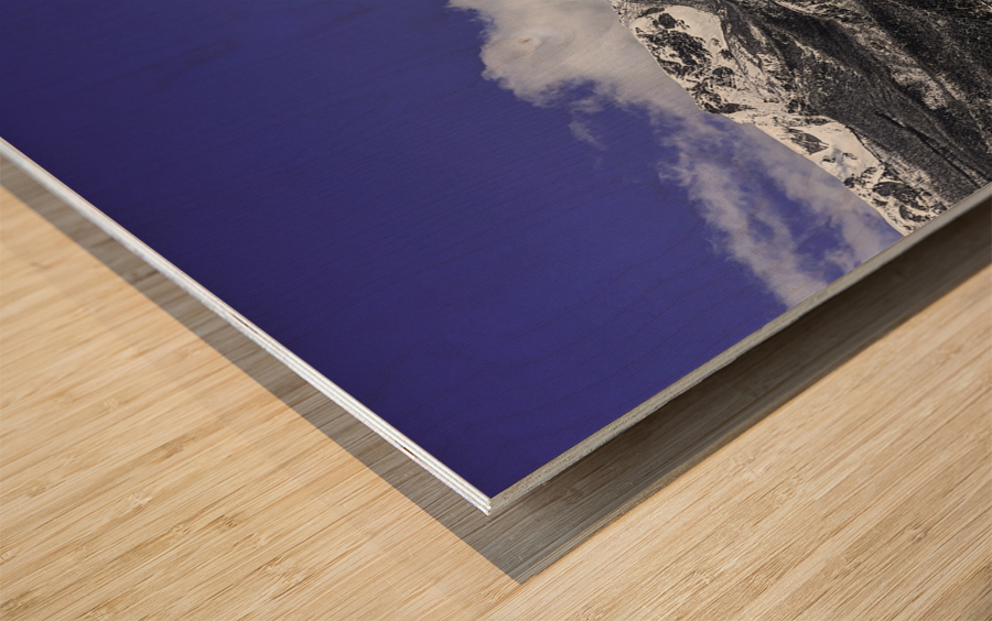Mountain Meadows Wood print