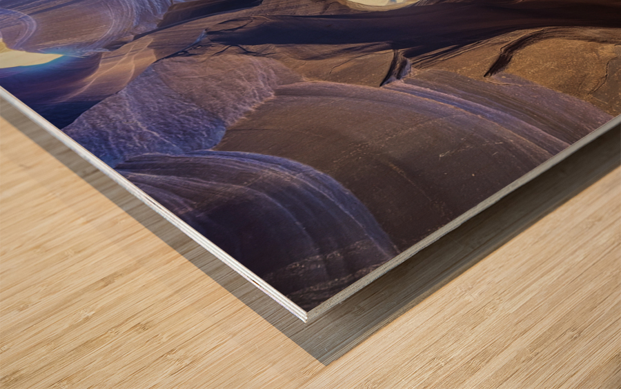 Antelope Cavern Panorama Wood print