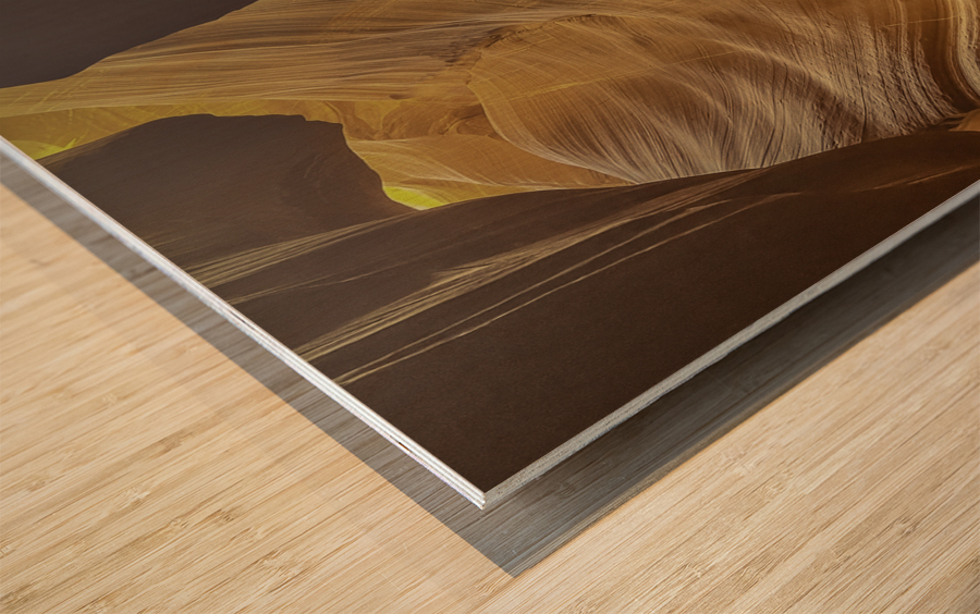 Canyon Column Wood print