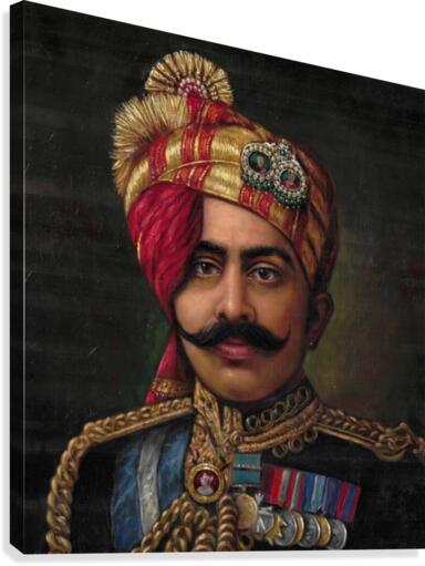 MAHARAJA PORTRAIT Canvas Print