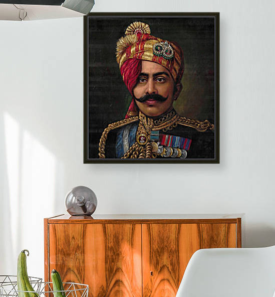 MAHARAJA PORTRAIT by NIHAL SINGH RATHORE