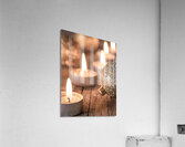 Christmas Advent candles composition Acrylic Print