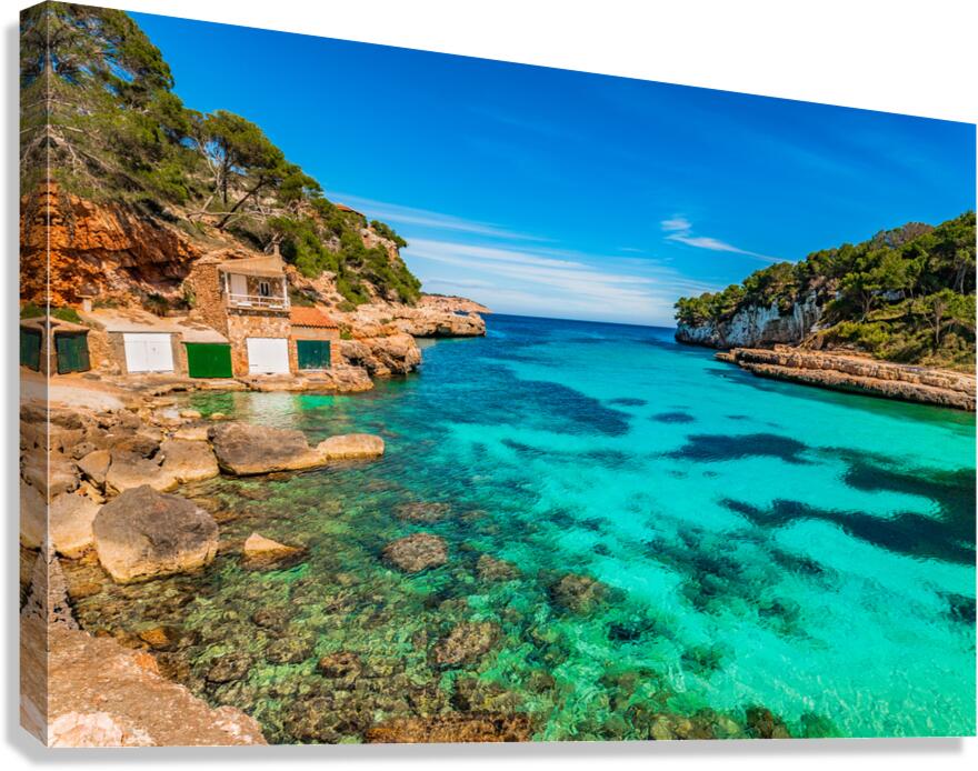 Cala Llombards beach Mallorca Spain Canvas Print