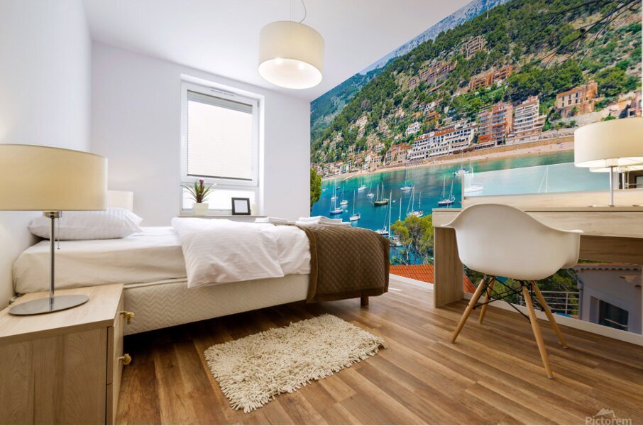 Port de Soller on Majorca Mural print