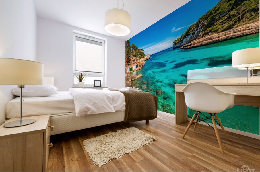 Cala Llombards beach Mallorca Spain Mural print