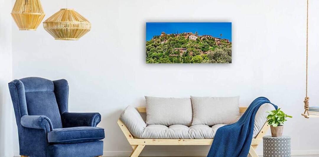 Deia Mallorca Spain Balearic Islands panoramic view by alex