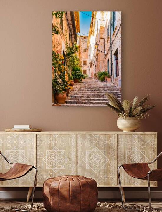 Idyllic village of Fornalutx on Majorca Spain Balearic Islands by alex
