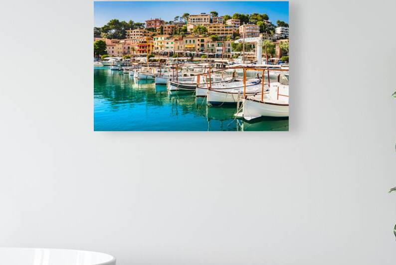 Mallorca beautiful harbor of Puerto de Soller Balearic Islands by alex