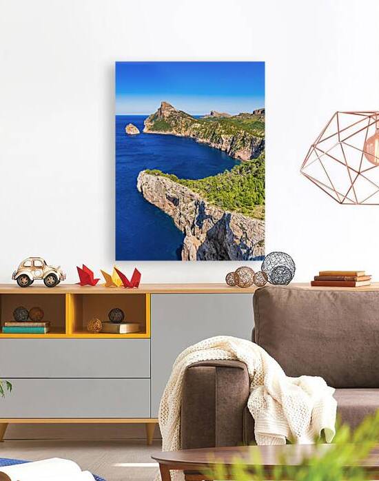 Formentor cape aerial sea view on Majorca island Spain by alex